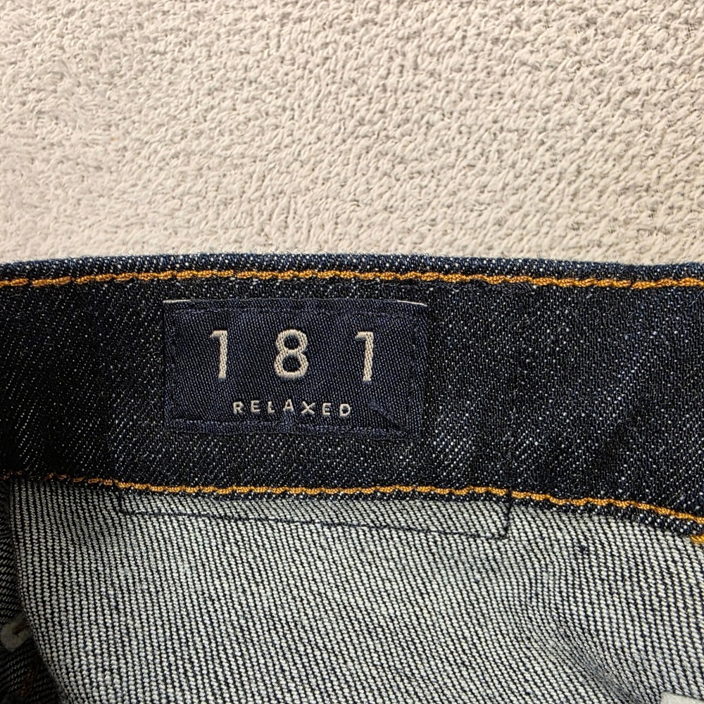 Lucky Brand Jeans Men 40x34 (Fits 40x28) Dark Wash 181 Relaxed Straight Workwear - Picture 5 of 12